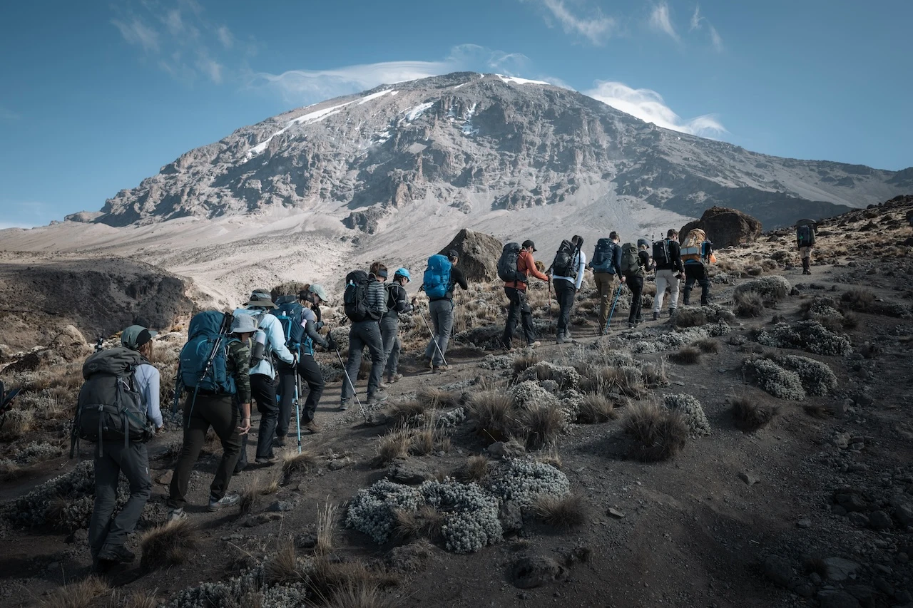 Altezzan vaeltajat yhteisellä Kilimanjaro-matkalla