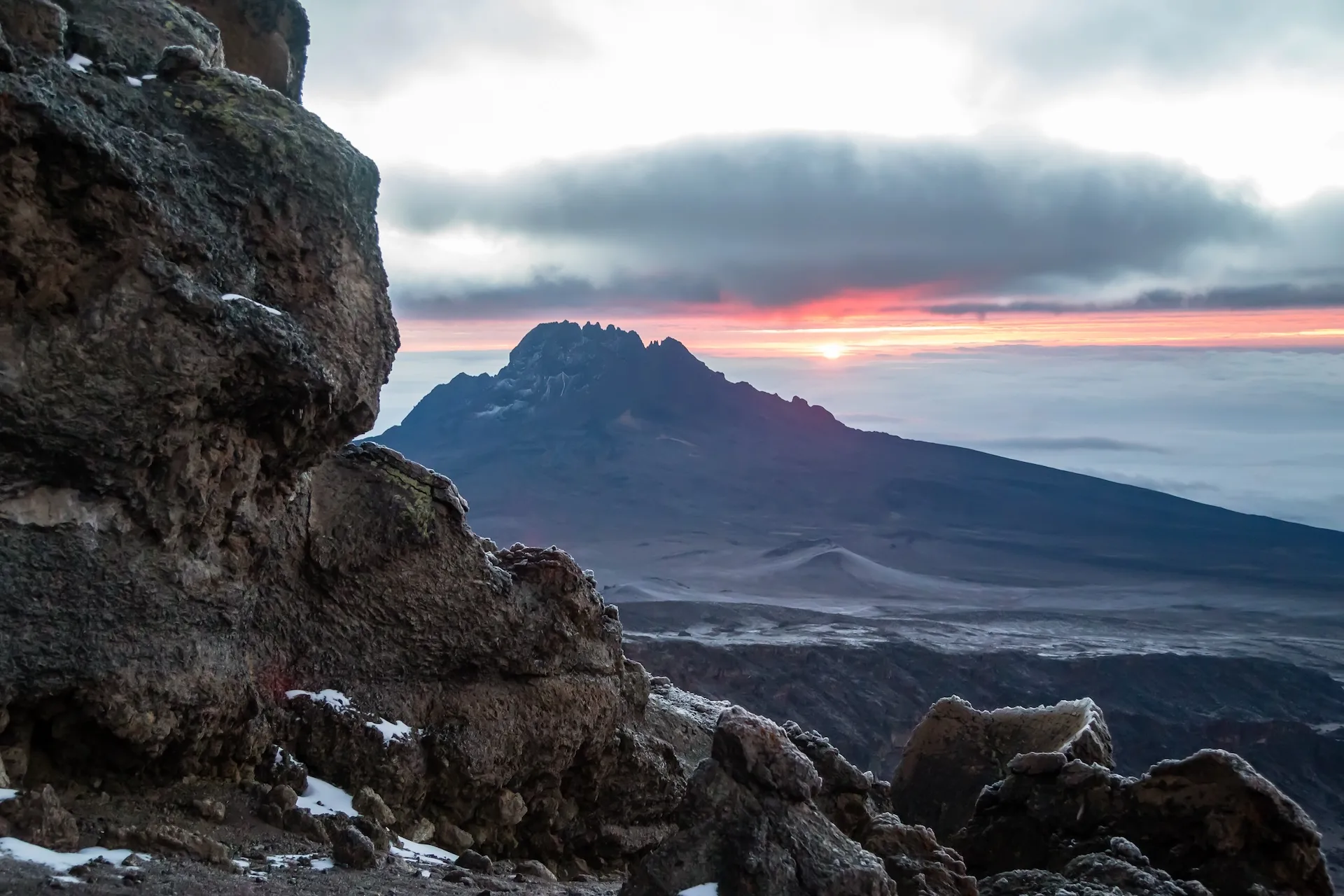 Kilimanjaron avarat panoraamat avautuvat kaikilla reiteillä