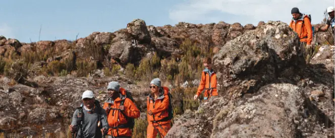 Machamen reitti – päivä 3 – Vaellus Machame Campilta Shira Campiin